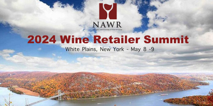 NAWR Wine Retailer Summit taking place May 8-9, 2024.