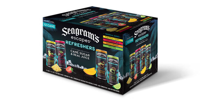 New Seagram's Escapes Refreshers.