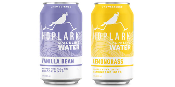 Hoplark's two new sparkling hop water flavors.