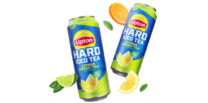 Lipton Hard Iced Tea's new Citrus Green Tea flavor.